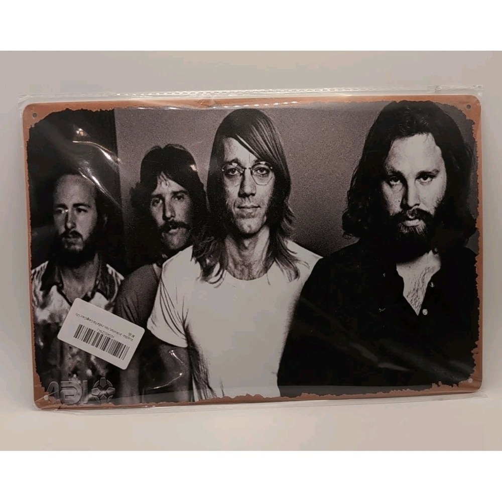 Jim Morrison The Doors-Steel Decor Sign‎ 12x8